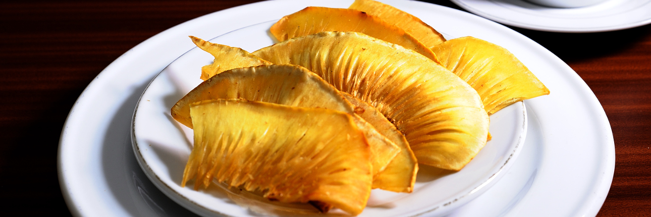 cara membuat keripik sukun pedas manis 3