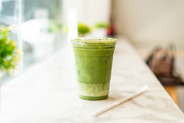 membuat thai tea matcha