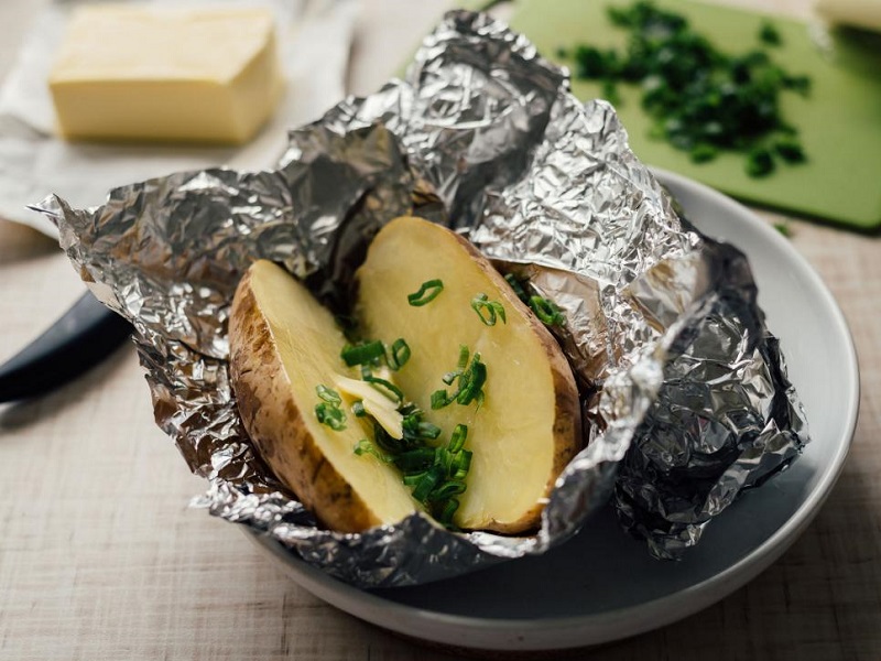 resep kentang panggang aluminium