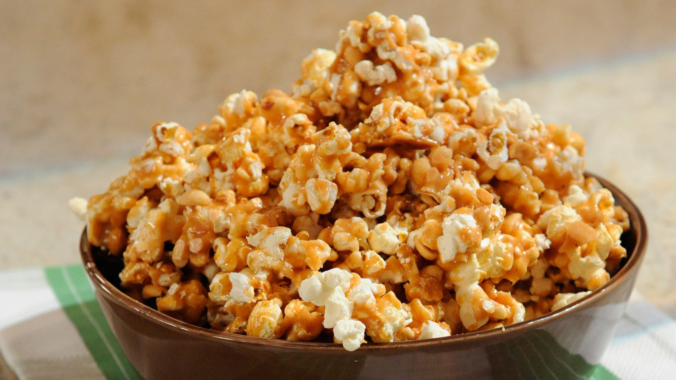 cara membuat popcorn caramel