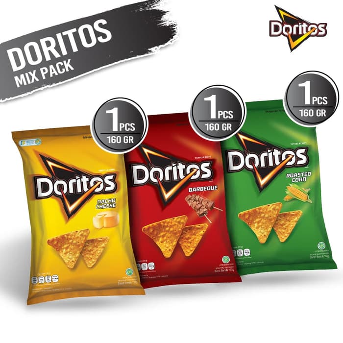 makanan ringan doritos