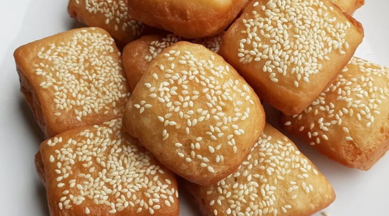 Cara Membuat Roti Goreng Wijen