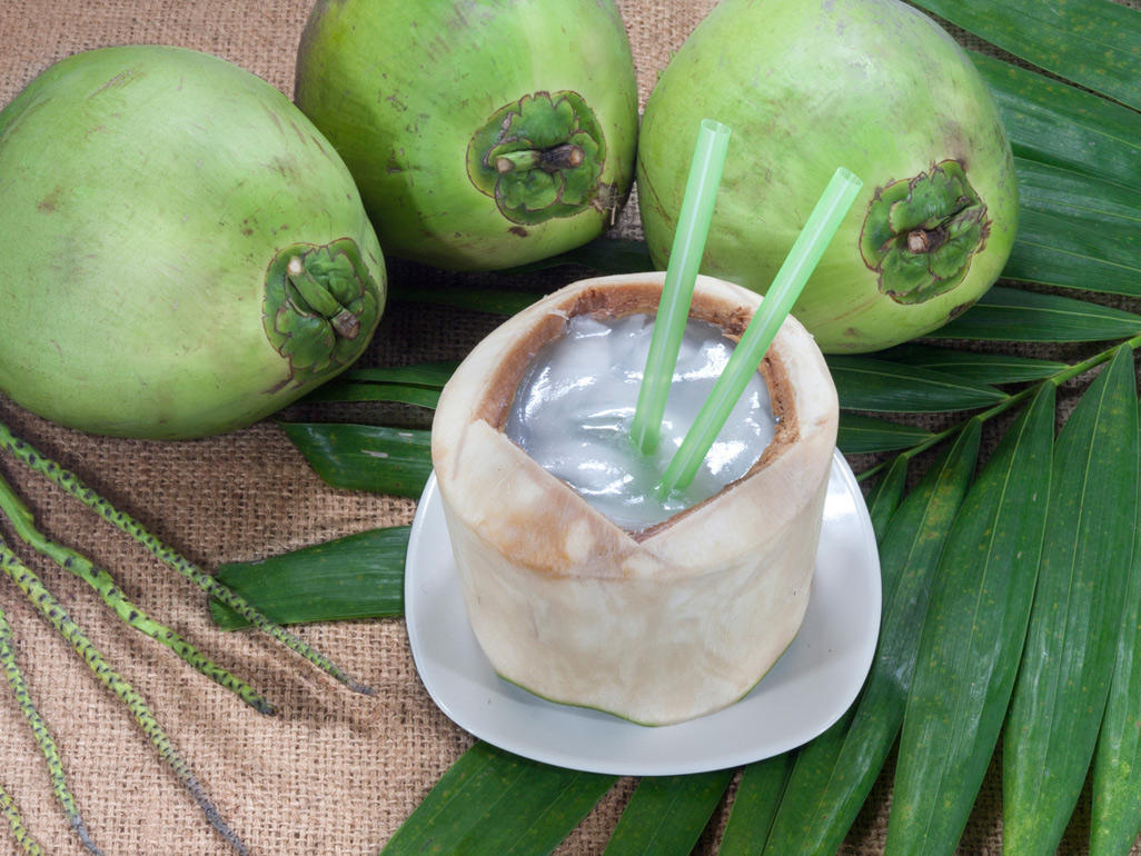 Manfaat buah daging kelapa muda