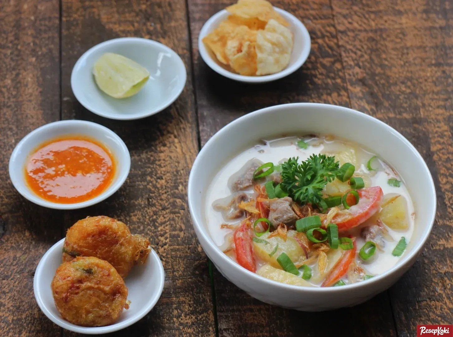 cara buat soto betawi asli