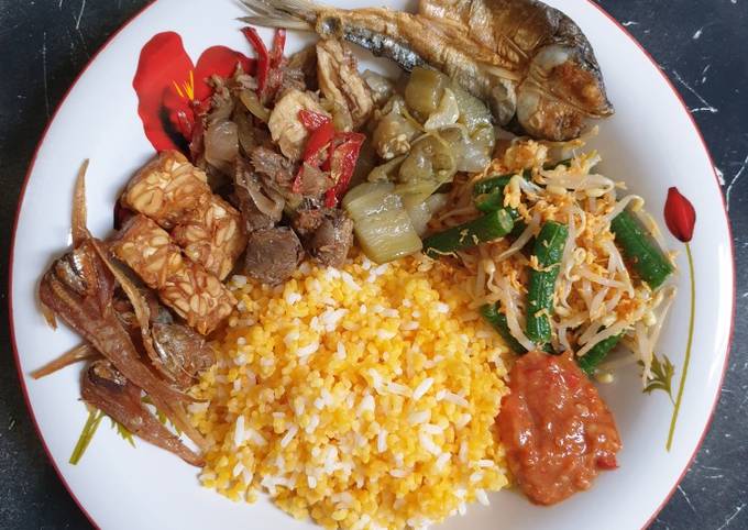 resep nasi jagung dan lauknya