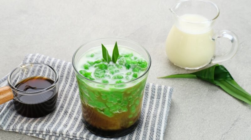 cara bikin cendol sagu aren featured