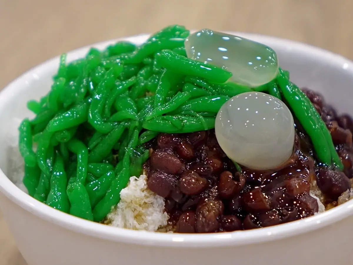 cara bikin cendol beras kenyal