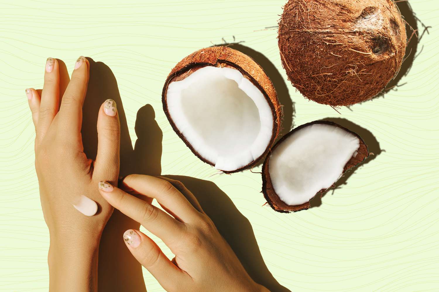 Coconut oil for skin