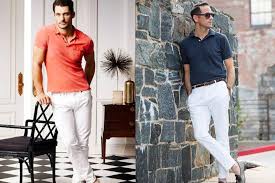 model kaos polo pria