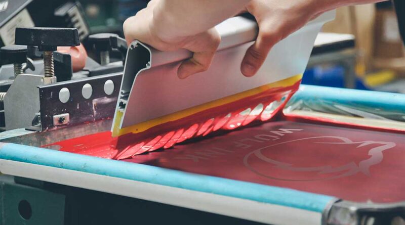 Proses Cetakan Sablon Manual
