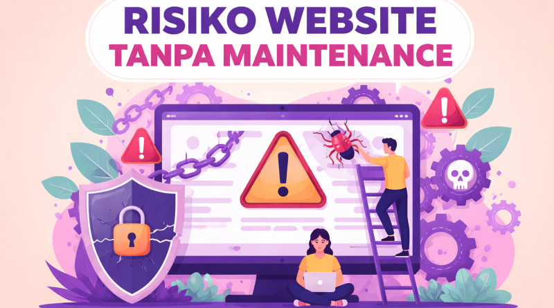 risiko website tanpa maintenance