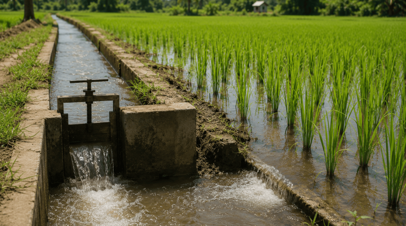 mengatasi kekurangan air sawah