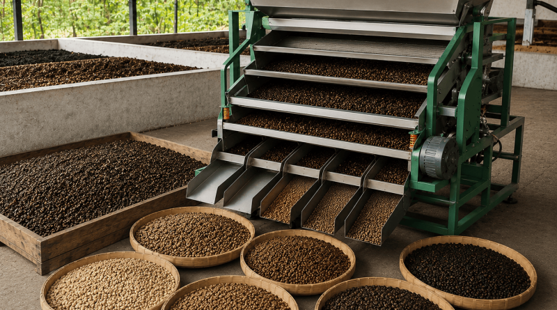alat tingkatan grade biji kopi