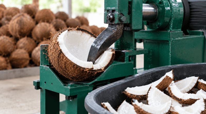 cara mengeruk daging kelapa